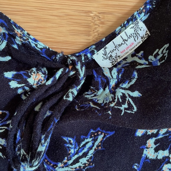 Free People Cropped Floral Tank Top - Picture 3 of 8